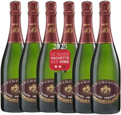 6 bouteilles Cuvée Prestige Brut - Étoilée HACHETTE 2024 + 2025