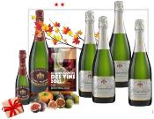 RECONFORT D'AUTOMNE : 4 bouteilles Cuvée Centenaire Brut + 1 bouteille Cuvée Prestige Brut + 1 demi-bouteille Prestige OFFERTE !  