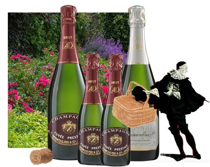 COLIS MULTI-FORMATS : 2 bouteilles Cuvée Centenaire Brut + 2 bouteilles Cuvée Prestige Brut + 2 demi-bouteilles Prestige Brut
